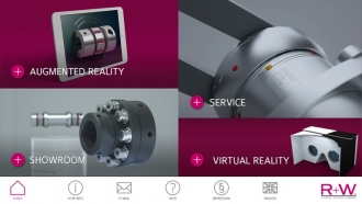 Augmented-Reality-R+W-App-Hauptmenue